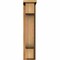 Ekena Millwork Newport Rough Sawn Corbel w/Backplate, Western Red Cedar, 6"W x 12"D x 28"H COR06X12X28NEW01RWR - alternate 3